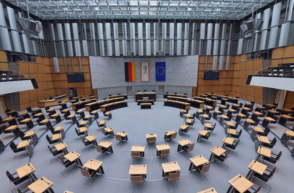 Abgeordnetenhaus AGH Berlin Plenarsaal